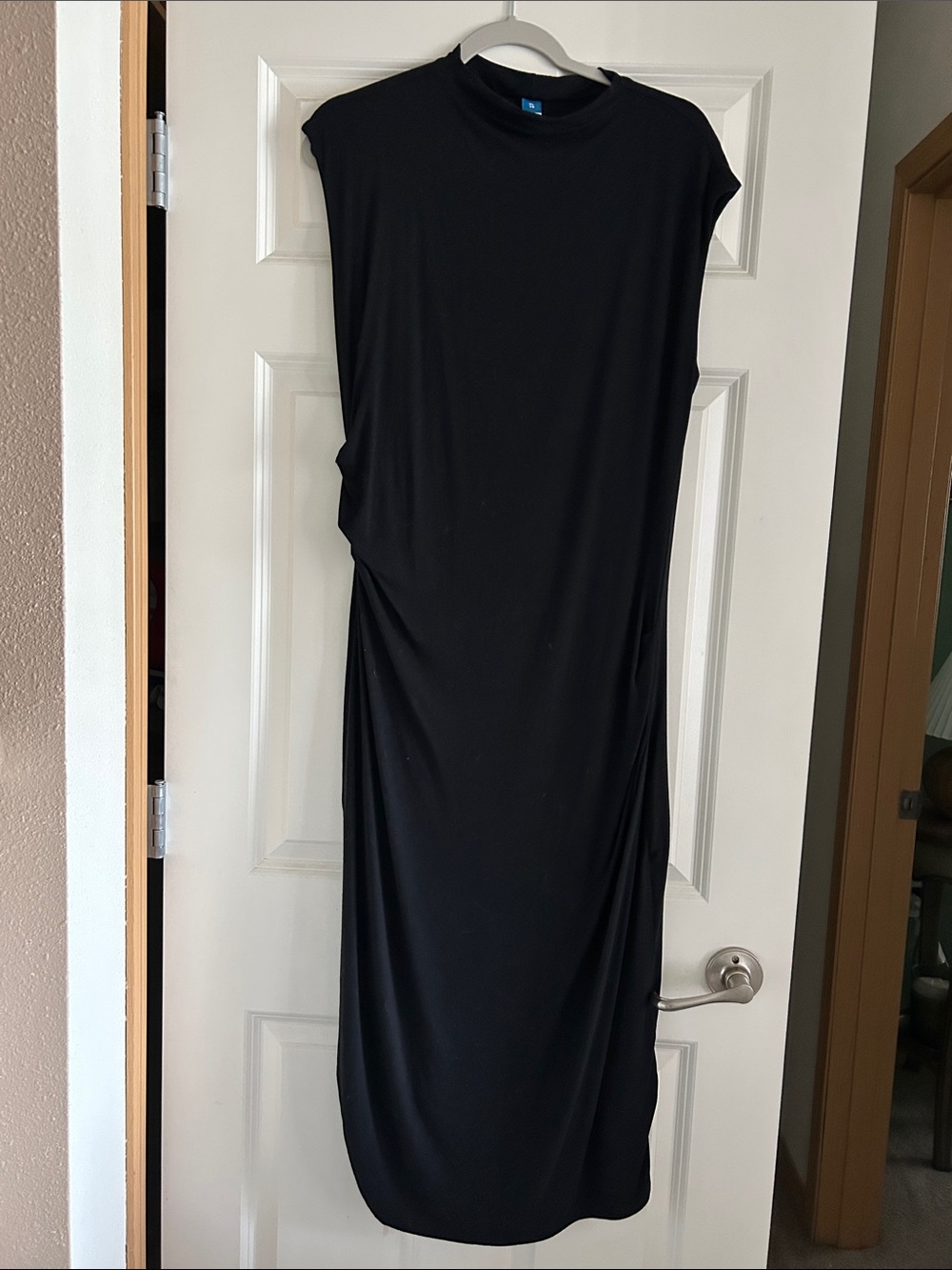 Old Navy fitted mock neck midi dress XL